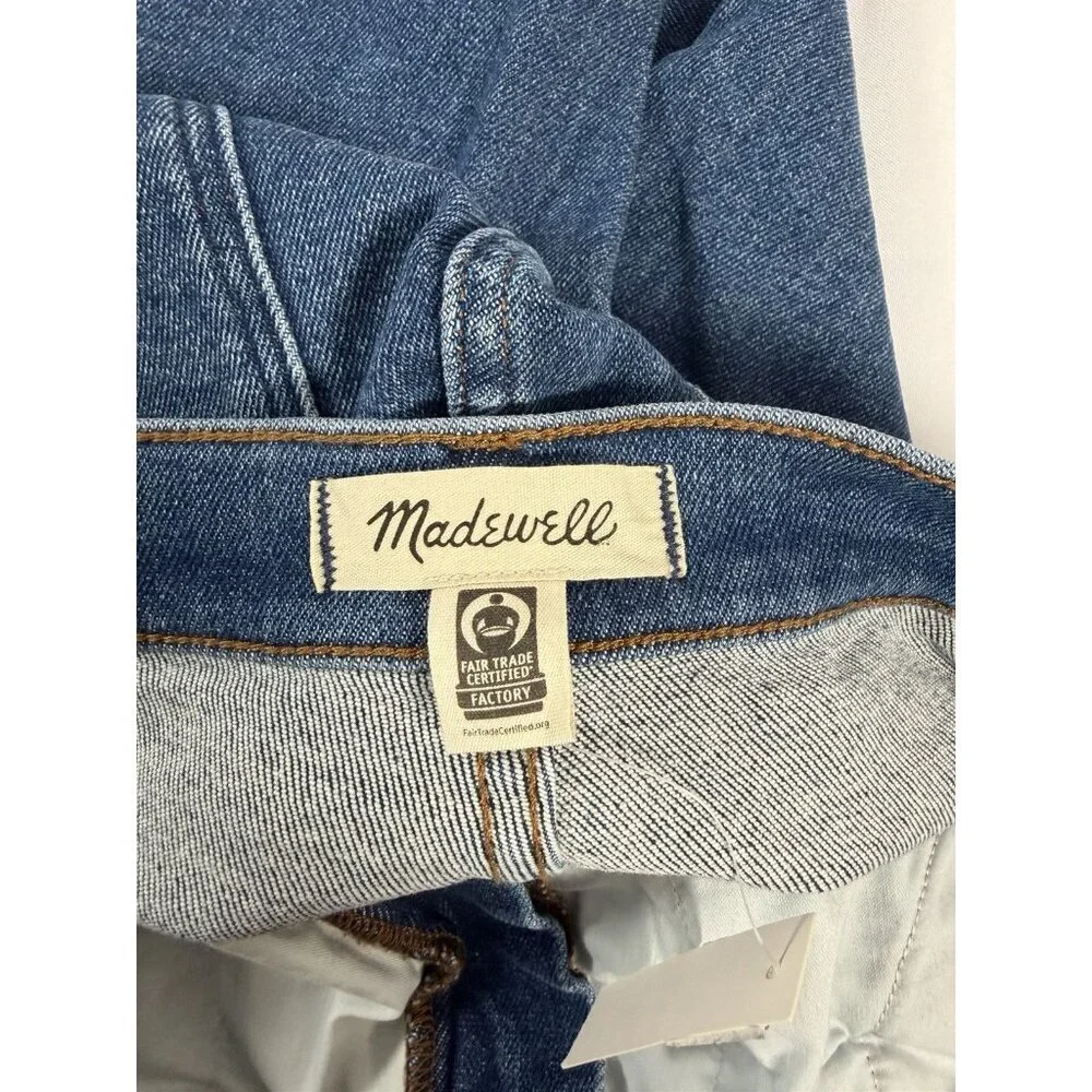 Madewell 10" High Rise Skinny Jeans Women's Size 33 Dark Wash Denim Stretch NWT - Picture 5 of 7